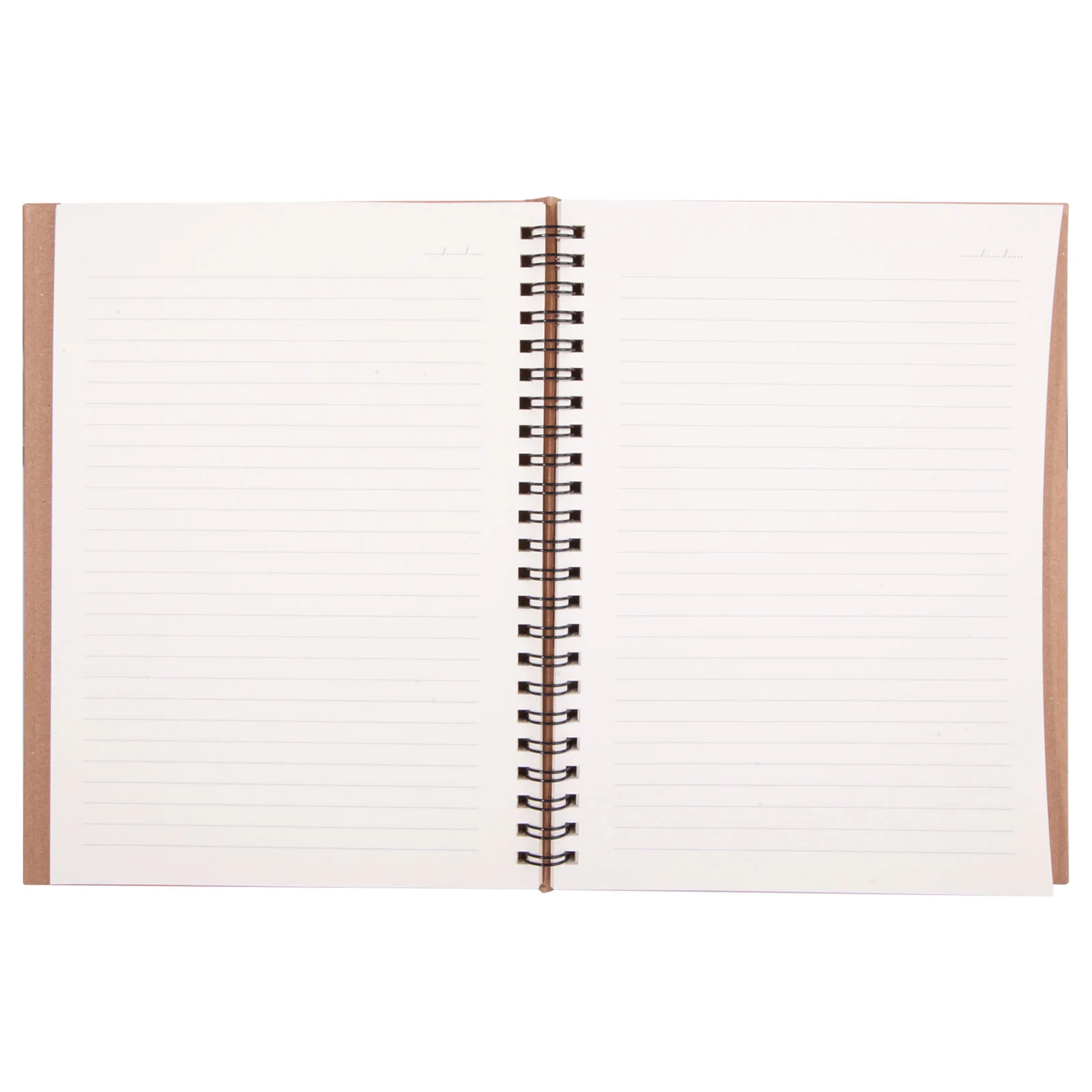 Basınevleri Kraft Spiralli Tarihsiz Defter (15x21 cm) – görsel 3
