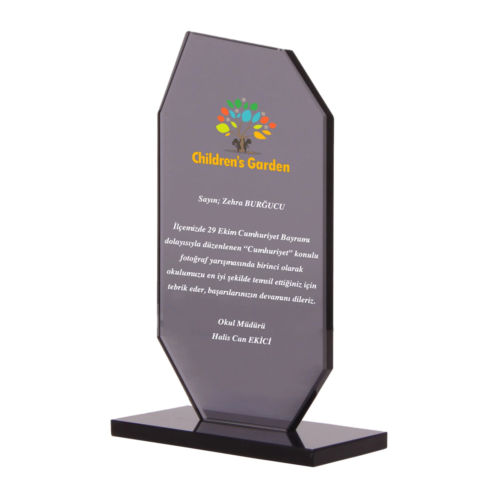 Oskay Kristal Plaket – görsel 2