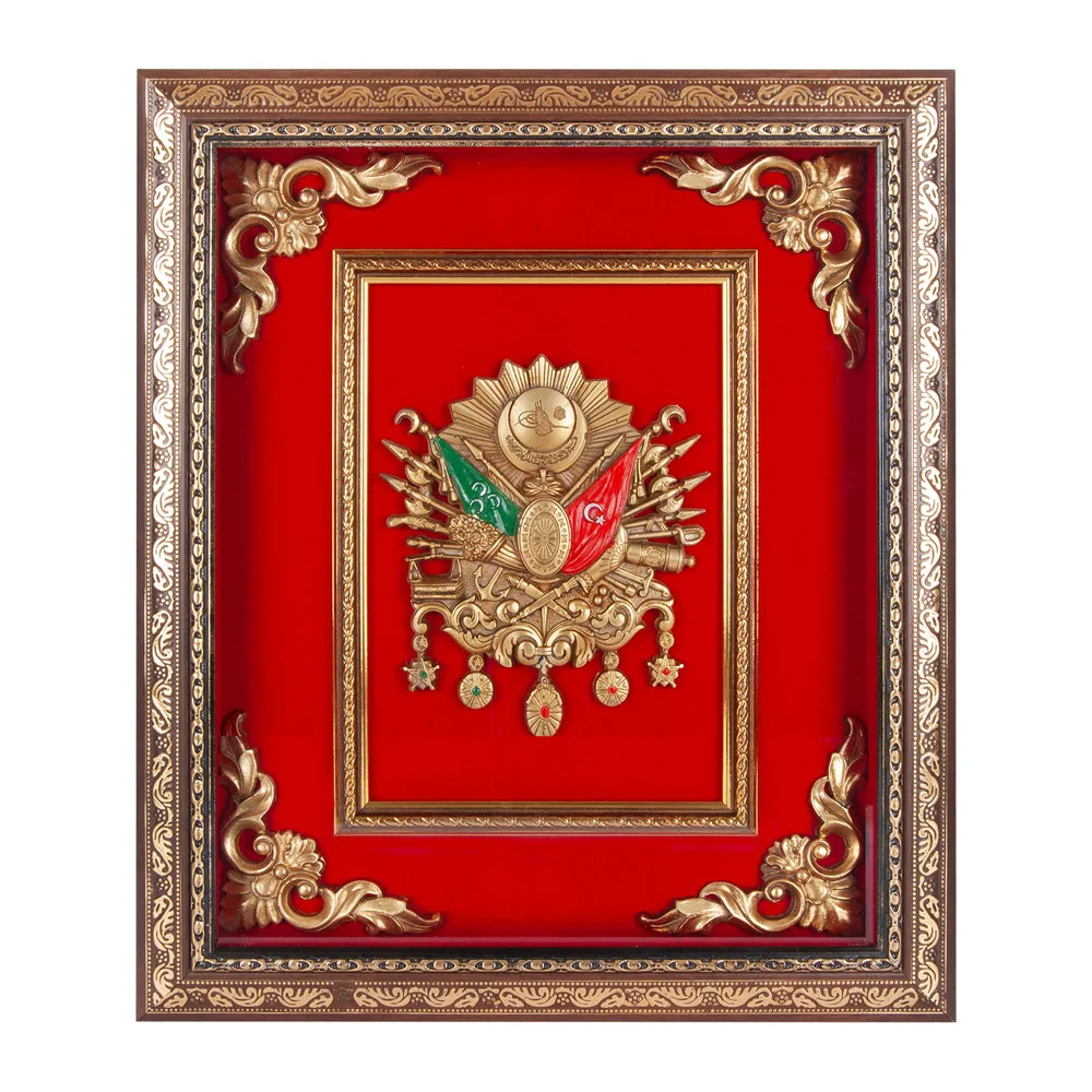 Saltanat Osmanlı Arması Kabartmalı Tablo – görsel 2